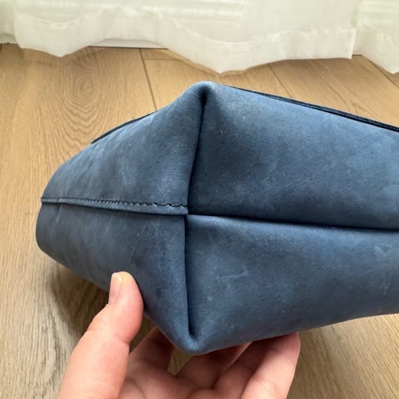 Portland Leather Goods Mini Crossbody Tote Deep Water - Picture 6 of 8